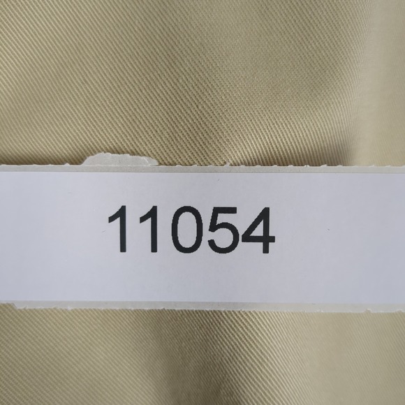 LL Bean Classic Fit Pleated Chinos Mens 42x32 Khaki Tan Cotton Pants - Picture 14 of 14